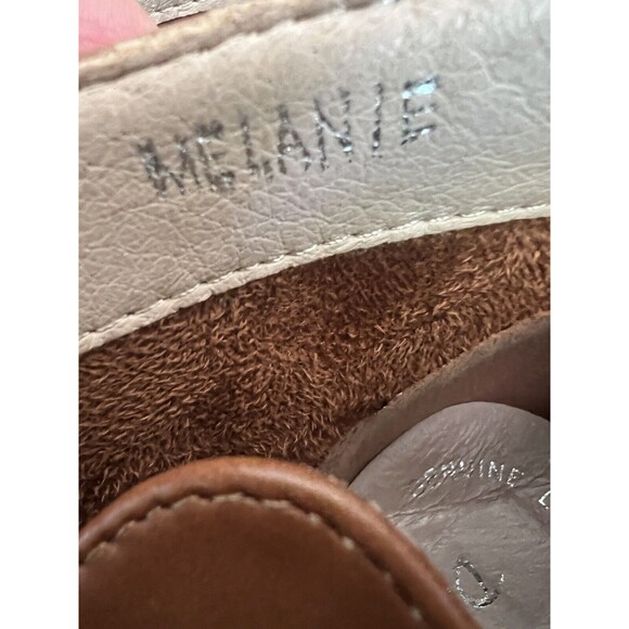 Dolce Nome Brown Tie up Mule Style Ankle Booties Size 8/39 heel Melanie Boots - Picture 2 of 9